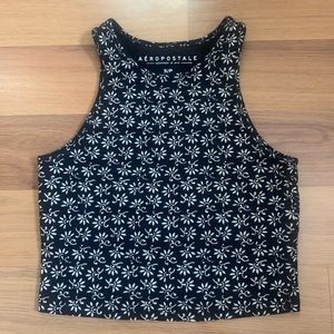 Floral Pattern Crop Top